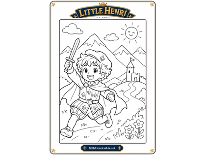 Coloriage : Little Henri (Niveau 1)
