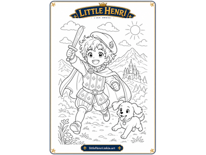 Coloriage : Little Henri (Niveau 3)